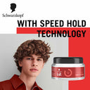 Schwarzkopf TAFT Power V12 Hair Gel With Speed Hold Technology, Non-stick & Easy to Wash off (250ml)