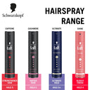 Schwarzkopf TAFT Ultimate Hair Spray For Hair With Crystal Shine Hold 5+, Lasts For 72 Hours (250ml)