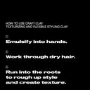 Sebastian Professional Craft Clay Remoldable Matte Texturizer (50gm)
