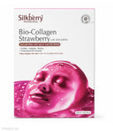 Silkberry Professional Bio-Collagen Strawberry with AHA & BHA Algae Peel Off Jelly Facial Mask (Single Use Pack)