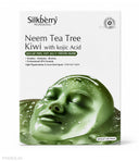 Silkberry Professional Neem Tea Tree Kiwi With Kojic Acid Algae Peel Off Jelly Facial Mask (Single Use Pack)