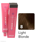 Streax Professional Argan Secrets Hair Colourant Cream - Light Blonde 8 (60gm)