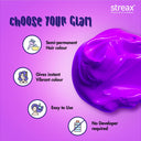 Streax Professional Hold & Play Funky Colours - Crazy Violet (100gm)