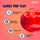 Streax Professional Hold & Play Funky Colours - Flirty Red (100gm)