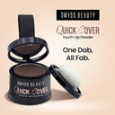 Swiss Beauty Quick Cover Touch-up Powder - Smoky Black (4gm)