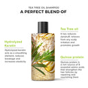 De Fabulous Tea Tree Oil Sulphate Free Shampoo For Scalp Health - All Hair Types (1000ml)