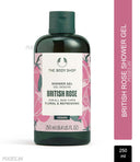 The Body Shop British Rose Shower Gel, Softens & Cleanses, Floral Scent of Rose & Aloe, Soap-Free (250ml)