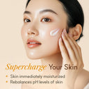 The Face Shop Ceramide & Rice Moisturizer - Korean Day Cream for Barrier Repair & Glass Skin Glow (50ml)
