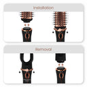 UrbanYog MakeMeeBold Hair Dryer and Volumizer Hot Air 3 in 1 Styling Brush - Rose Gold (1 Pc)