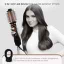 UrbanYog MakeMeeBold Hair Dryer and Volumizer Hot Air 3 in 1 Styling Brush - Rose Gold (1 Pc)