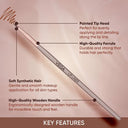 Vega Make-up brush Lip Liner MBN-15 (Rose Gold)