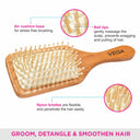 VEGA Paddle Brush (Wooden) - (E2-PBB)