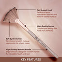Vega Make-up brush Fun Brush MBN-11 (Rose Gold)
