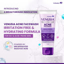Venusia Acne Facewash With Sebum Control & Hydrating Formula (75gm)
