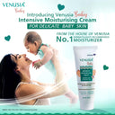 Venusia Baby Intensive Moisturizing Cream For Dry & Ultra Dry Skin| 24 hrs Moisturization (75gm)