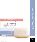 Venusia Baby Mild Bathing Bar (75gm x 3)