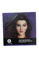 SUGAR Cosmetics Contour De Force Eyes And Face Palette Includes Blush, Bronzer, Highlighter and 6 Eyeshadow shades