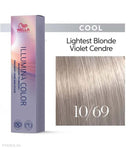 Wella Professionals Koleston Perfect Illumina Color 10/69 Cool Lightest Blonde Violet Cendre (60gm)