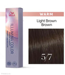 Wella Professionals Koleston Perfect Illumina Color 5/7 Light Brunette Brown (60gm)