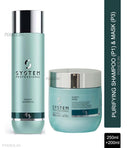 Wella System Professional Purify Dandruff Shampoo - P1 (250ml) & Mask - P3 (200ml) Combo