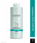 Wella System Professionals Balance Shampoo - B1 (1000ml) 1L