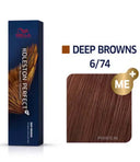 Wella Professionals Koleston Perfect Deep Browns - 6/74 Dark Blonde Brown Red (60gm)