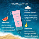Aqualogica Radiance+ Dewy Sunscreen with Watermelon & Niacinamide - SPF 50+ & PA+++