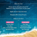 Aqualogica Radiance+ Dewy Sunscreen with Watermelon & Niacinamide - SPF 50+ & PA+++