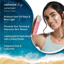 Aqualogica Radiance+ Dewy Sunscreen with Watermelon & Niacinamide - SPF 50+ & PA+++