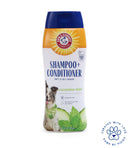 Arm & Hammer 2-in-1 Shampoo & Conditioner for Dogs – 20 oz | Cucumber Mint Scent, Baking-Soda Odour Control, Gentle Cleansing & Conditioning for All Dogs