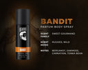 Shop Beardo Bandit Perfume Body Spray No Gas Deo For Men Long Lasting Body Spray For Men 120ml Online in India Chennai Tamil Nadu / Review