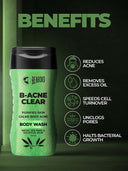 Shop Beardo BODY-ACNE Clear Bodywash (200ml) Online in India Chennai Tamil Nadu / Review