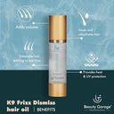Shop Beauty Garage Professional K9 Frizz Dismiss Oil Morocco Argan (100ml) Online in India Chennai Tamil Nadu / Review