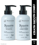 Beauty Garage Professional Keratin Smooth Daily Shampoo & Conditioner (300ml+300ml)