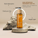 Beauty Garage Pure African Shea Butter Retention Treatment Hair Oil (100ml)
