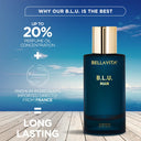 Buy Bella Vita Products at the lowest price from Pixies.in. Check out Bella Vita B.L.U Man EDP Perfume (100ml) reviews. COD
