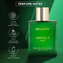 Buy Bella Vita Impact Eau De Cologne Spray Perfume for Men (100ml) Online in India | Pixies.in
