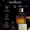 Shop Bella Vita Luxury G.O.A.T Man Eau De Perfume For Him (100ml) Online in India Chennai Tamil Nadu / Review