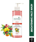 Biotique Fruit Brightening Face Wash 100% Pure & Natural (4 Size)