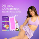 Buy Bombae Women Full Body Wax Strips For Dry Skin- (8+2 Strips) - Hair Removal With Shea Butter (8+2 Strips) Online in India