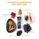 Buy Bombay Shaving Company Charcoal Face Scrub With Walnut & Papaya Extrates (100gm) Online in India