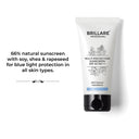 Buy Brillare Professional Multi-Protection Sunscreen SPF 40 (50gm) Online in India