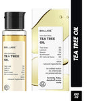Brillare Tea Tree Hair Oil For Itchy, Flaky & Dandruff Prone Scalp (100ml)