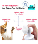 Bscly Paw Cleaner – 120ml Waterless Foot Scrubber Foam with Strawberry & Calendula, Natural, Moisturizing & Gentle for Dogs & Cats