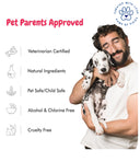 Bscly Paw Cleaner – 120ml Waterless Foot Scrubber Foam with Strawberry & Calendula, Natural, Moisturizing & Gentle for Dogs & Cats