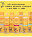 Burt’s Bees Tearless 2-in-1 Shampoo & Conditioner – 16 oz/473 ml | All-Natural Buttermilk & Linseed Oil Formula, Gentle & pH-Balanced for Puppies and Dogs