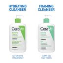 CeraVe Hydrating Cleanser Non-Foaming Face Wash for Dry Skin with Ceramides & Hyaluronic Acid