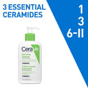 CeraVe Hydrating Cleanser Non-Foaming Face Wash for Dry Skin with Ceramides & Hyaluronic Acid