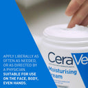 CeraVe Moisturizer For Dry Skin, Barrier Repair Cream with Ceramides, Dermatologist recommended