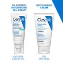 CeraVe Oil Control Gel-Cream lightweight moisturizer for Oily & Combination Skin with Shine Control (52ml)